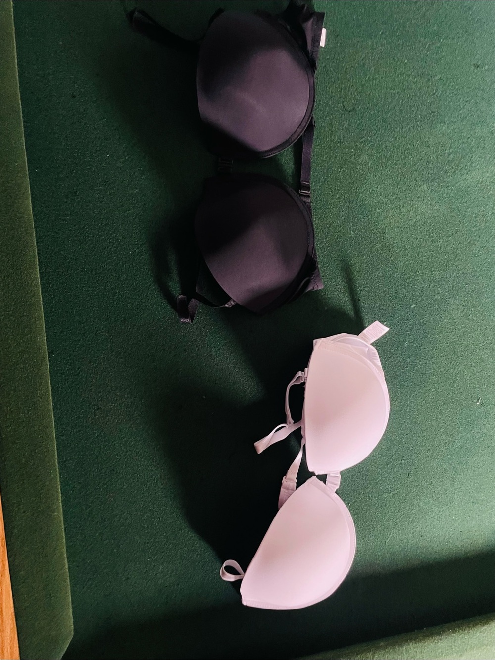 Classic Black and White Padded Bras - 2-Pack